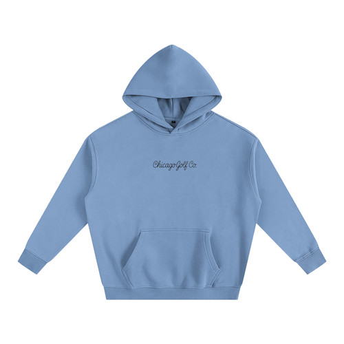 Illinois Course Map Oversize Fleeced Hoodie