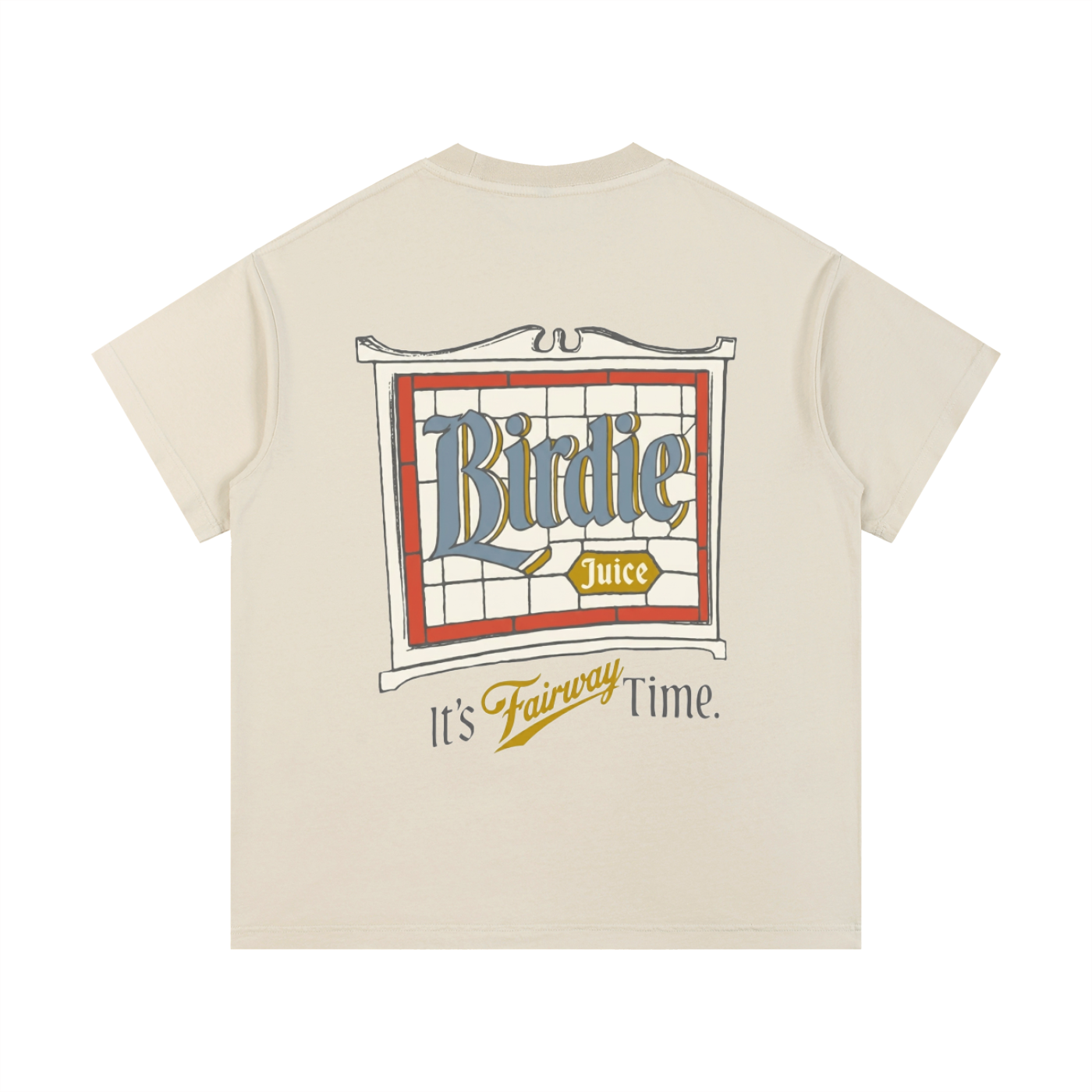 ジョーマッコイ TEE BIRDIES WHITExBURGUNDY (M) BIRDIES & BUBBLES – SUMMER TEES トップス