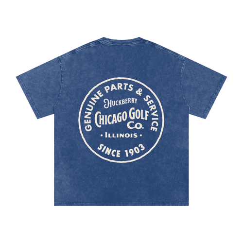 Barbershop CGC - Snow Washed Oversized Tee