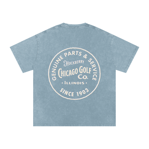 Barbershop CGC - Snow Washed Oversized Tee