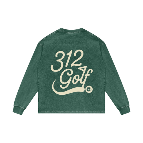312 Golf Acid Wash Long Sleeve