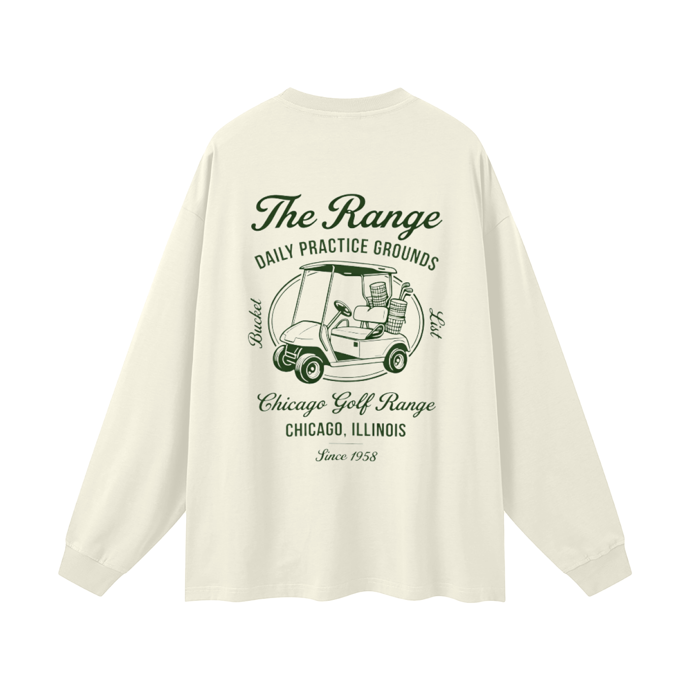 Oversized Unisex Long Sleeve T-Shirt – The Chicago Golf Company