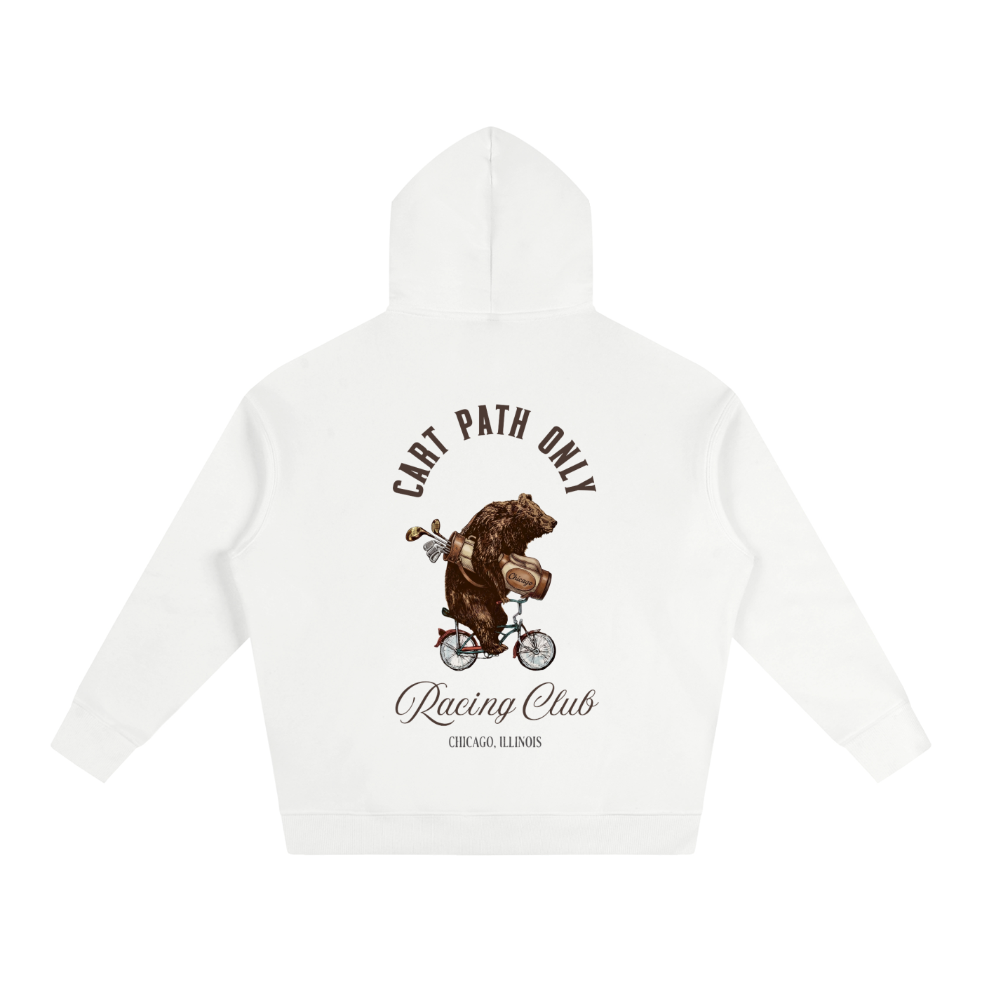 Bear Racing Club Oversize Hoodie