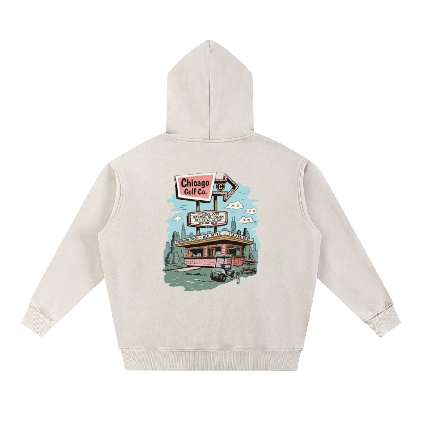 Motel Chicago Oversize Hoodie