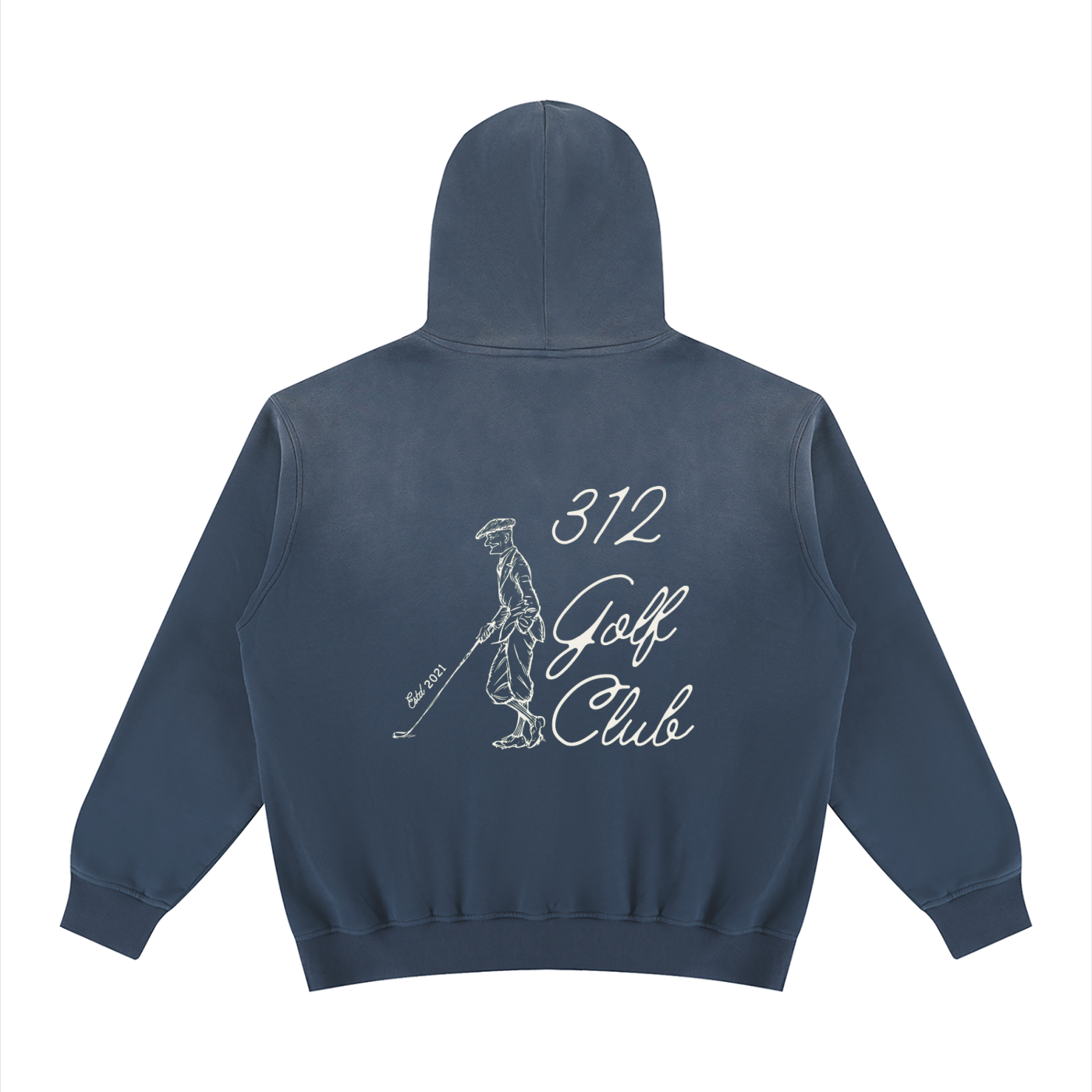 312 Club Vintage Wash Fleece Hoodie