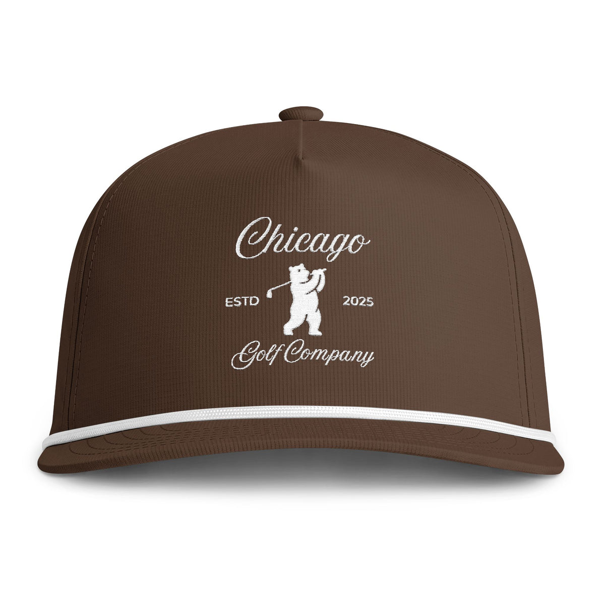 Chicago Golf Rope Cap — Vintage Sunwashed Trucker Hat