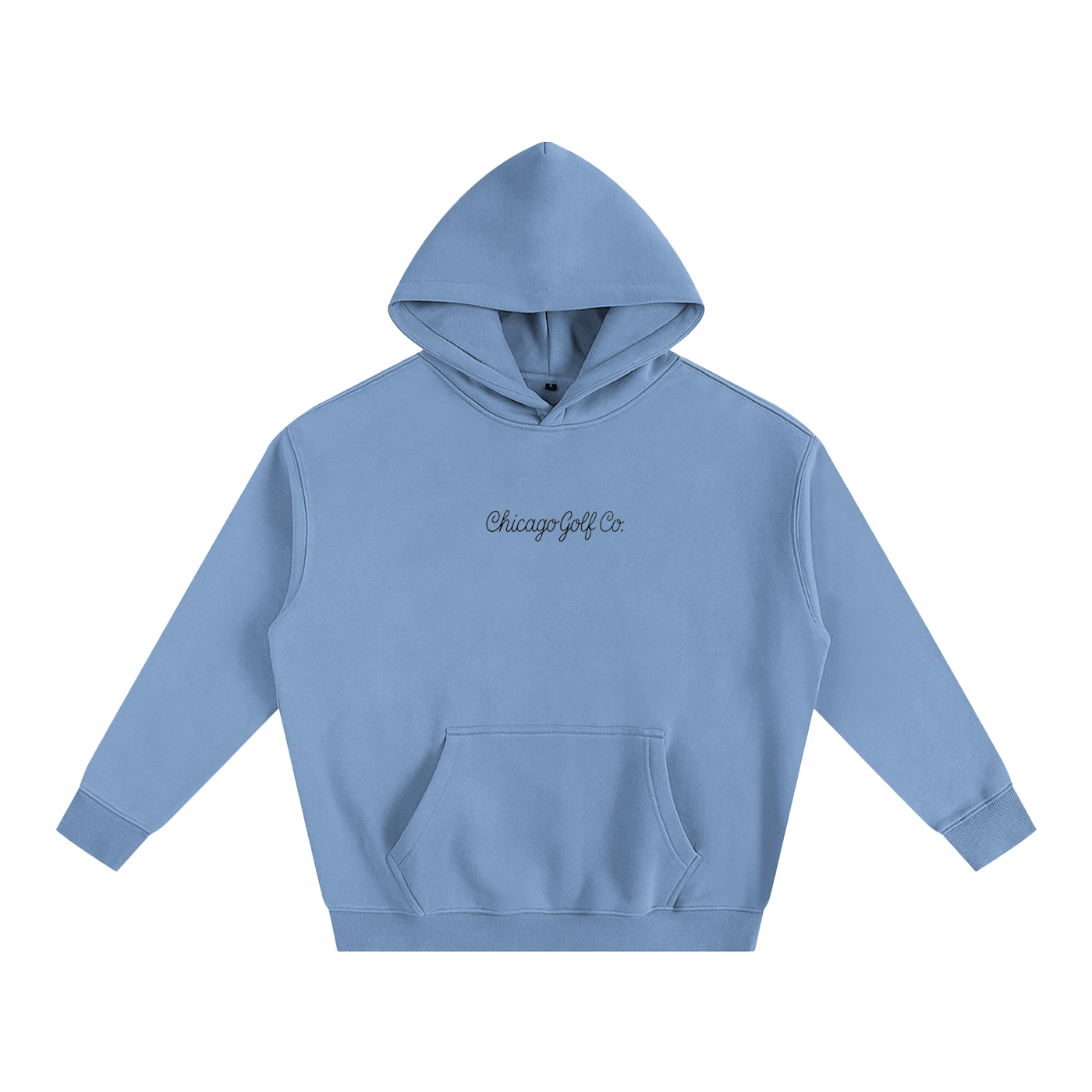 Illinois Course Map Oversize Fleeced Hoodie