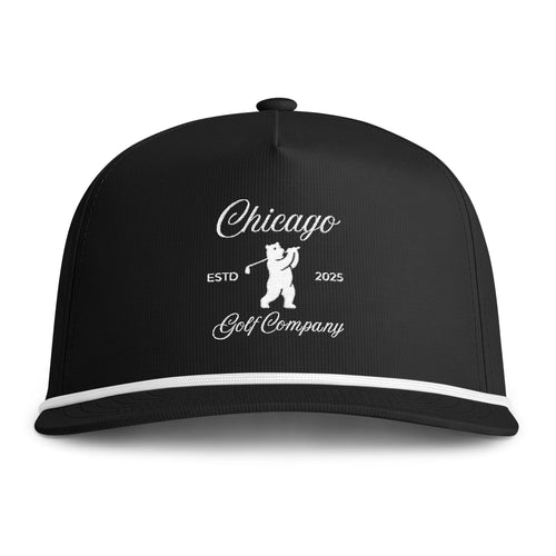 Chicago Golf Rope Cap — Vintage Sunwashed Trucker Hat