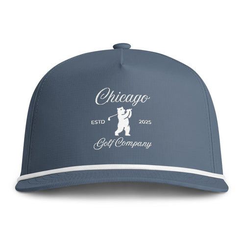 Chicago Golf Rope Cap — Vintage Sunwashed Trucker Hat