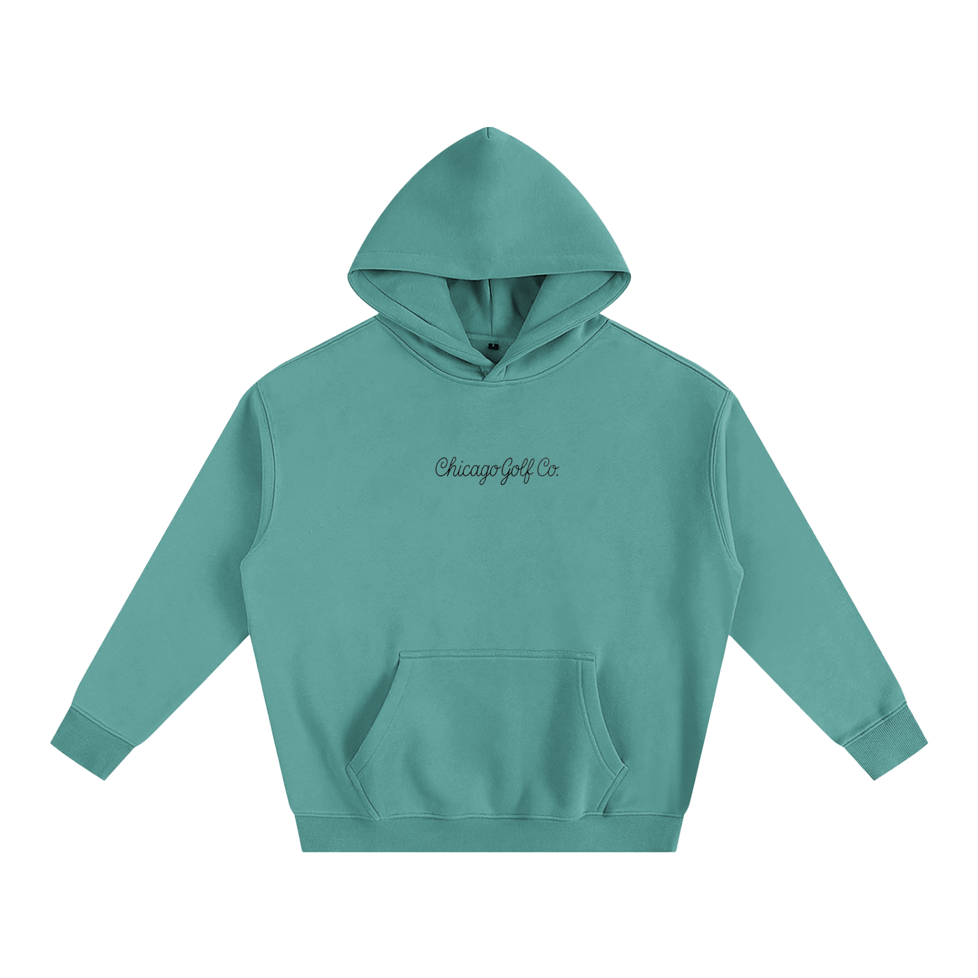 Illinois Course Map Oversize Fleeced Hoodie