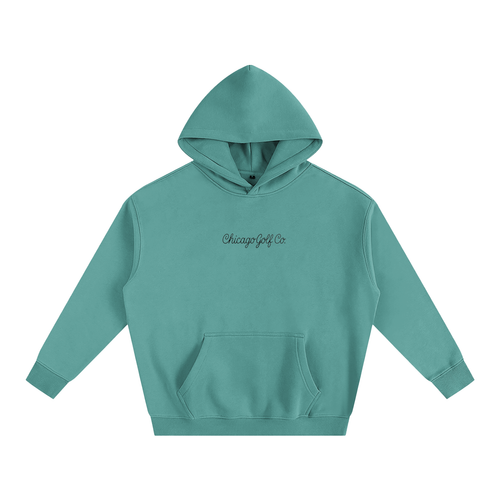 Illinois Course Map Oversize Fleeced Hoodie