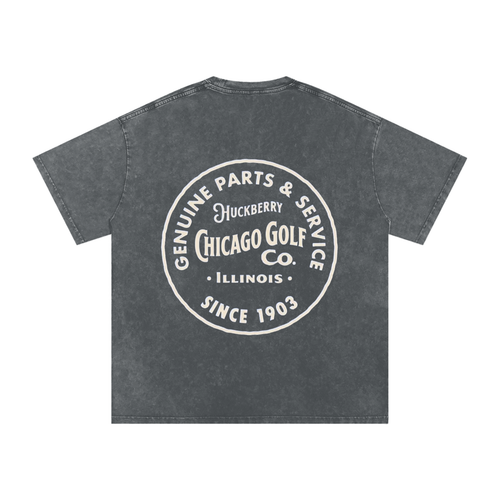 Barbershop CGC - Snow Washed Oversized Tee