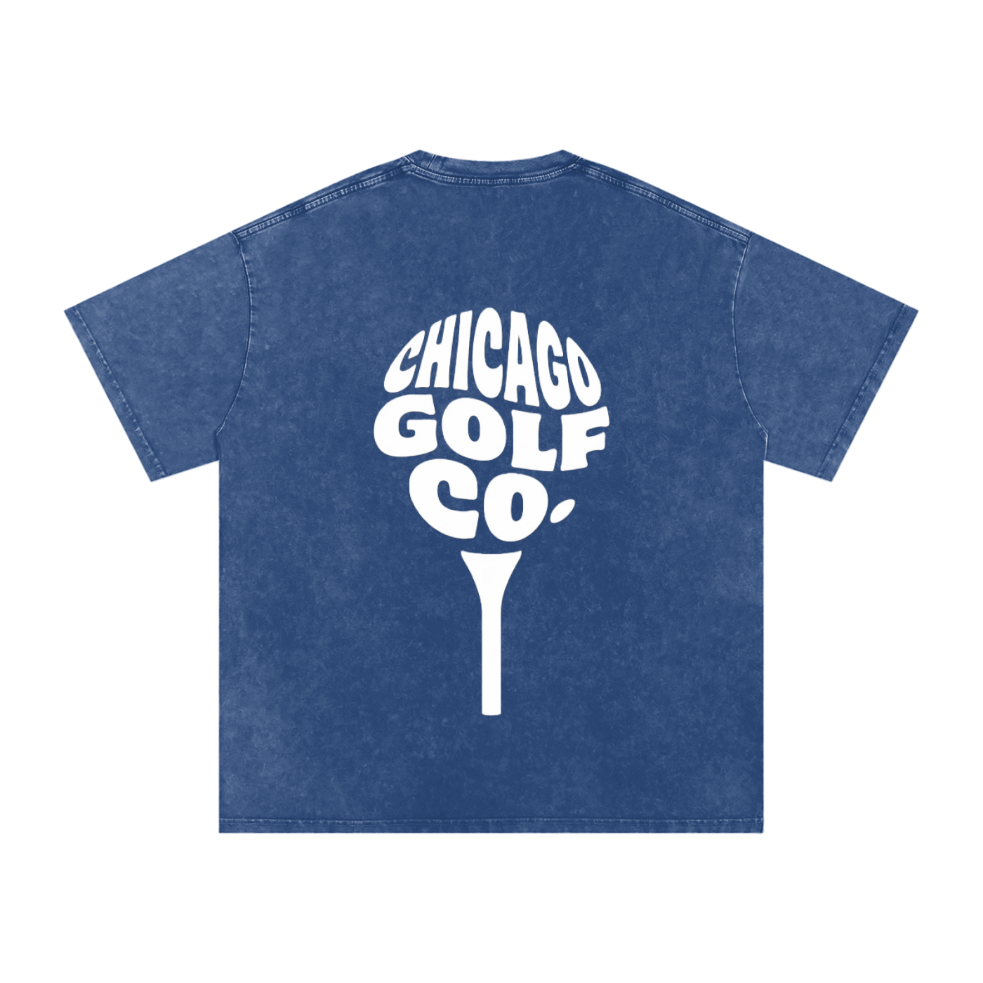 Chi Globe - Snow Washed Oversized Cotton T-Shirt