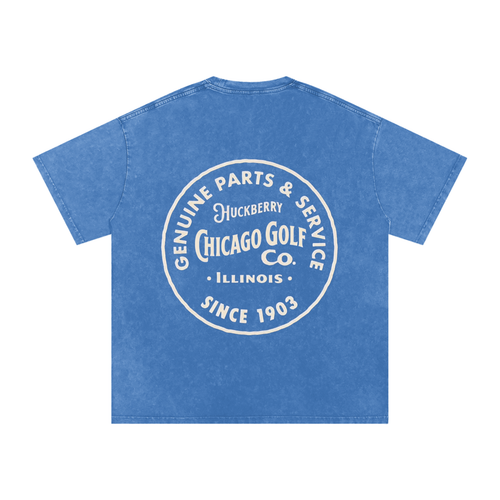 Barbershop CGC - Snow Washed Oversized Tee