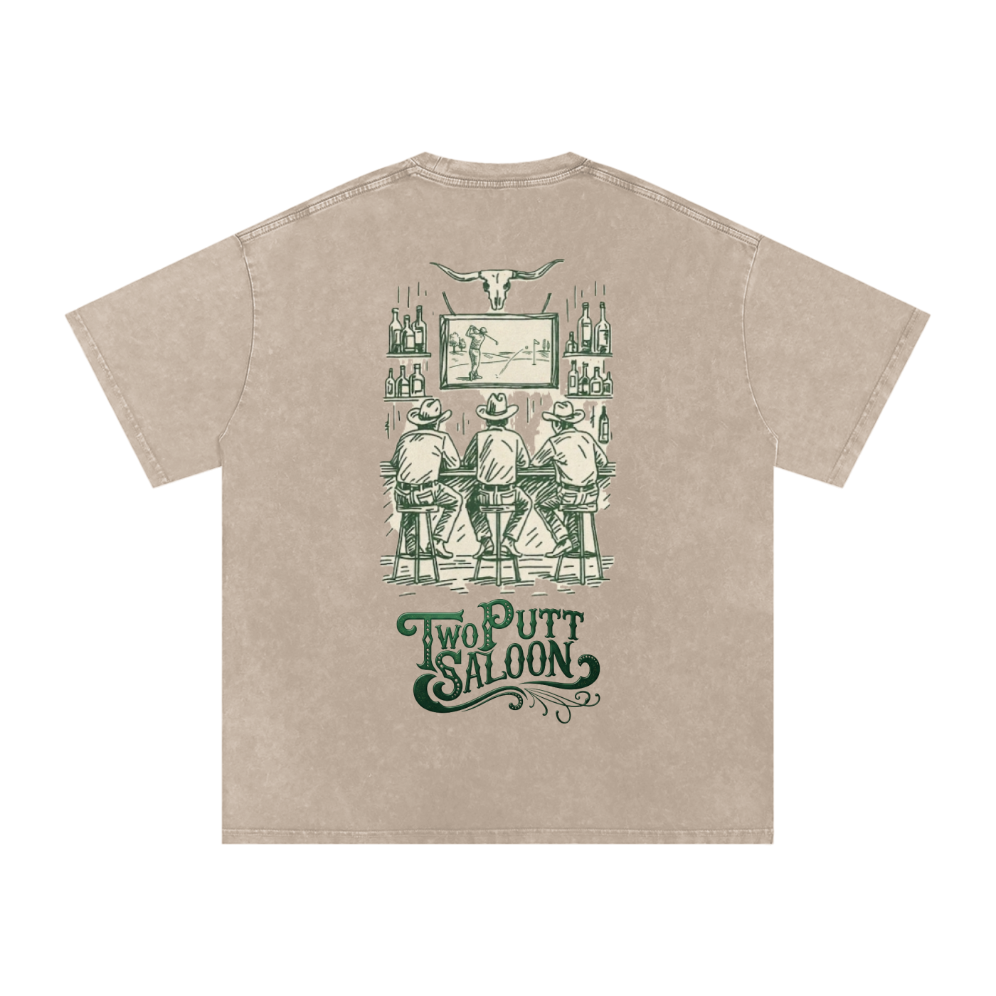 Two Putt Saloon Graphic Tee