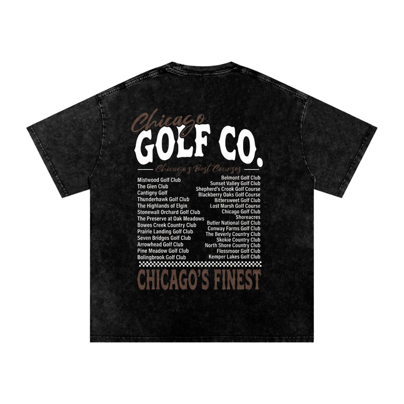 Chicago Golf Tour Vintage Tee