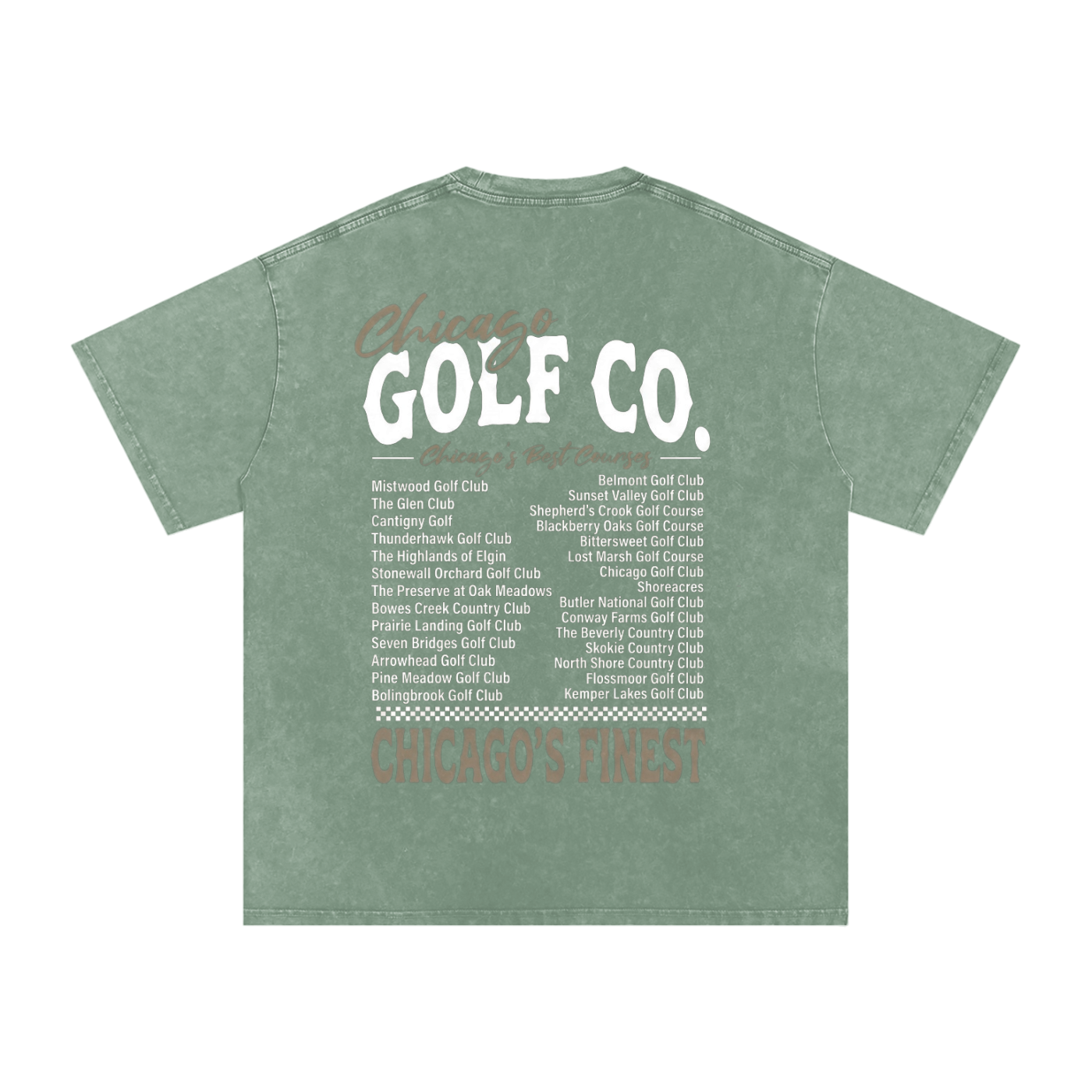 Chicago Golf Tour Vintage Tee