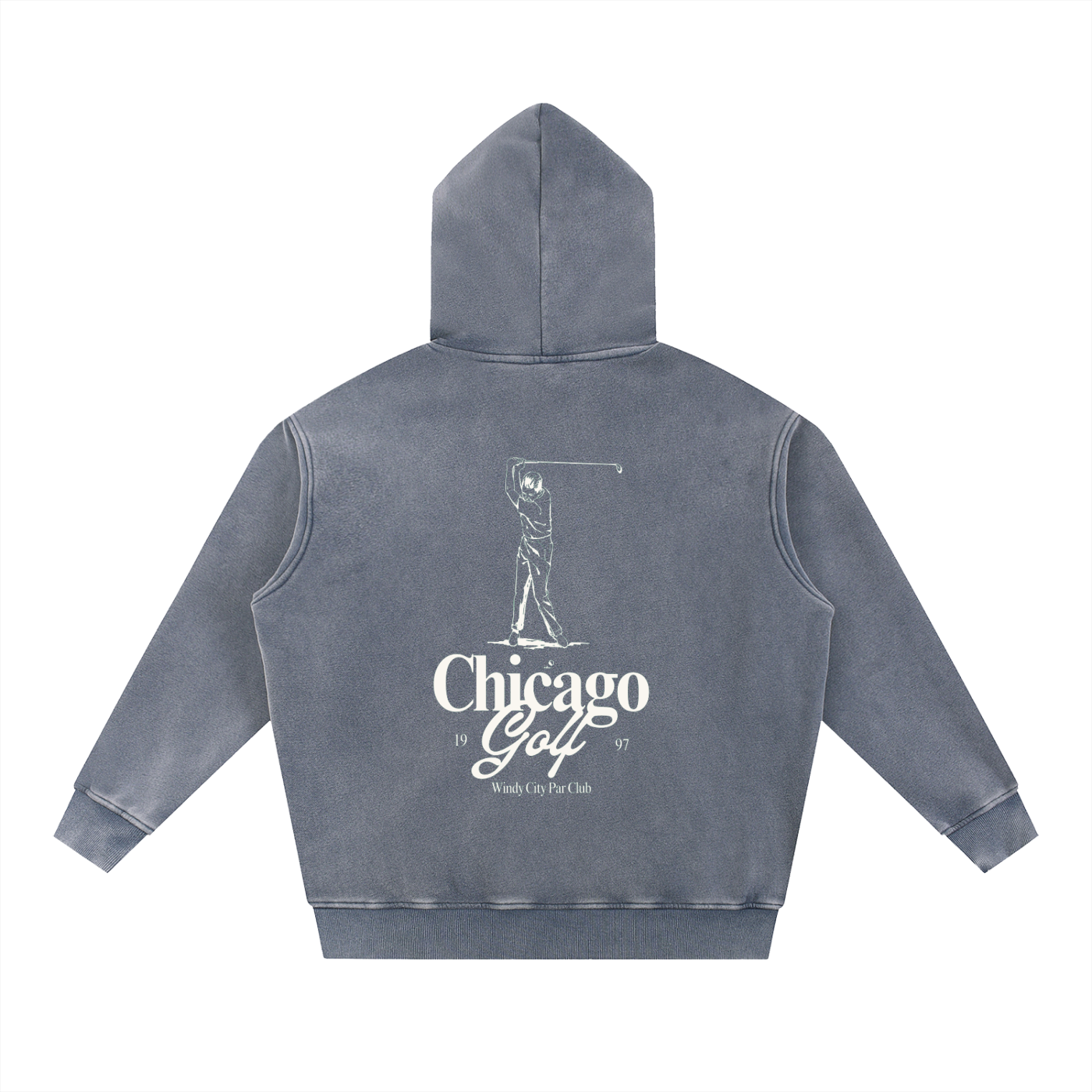 Windy City Par Club Oversize Hoodie (Vintage Green)