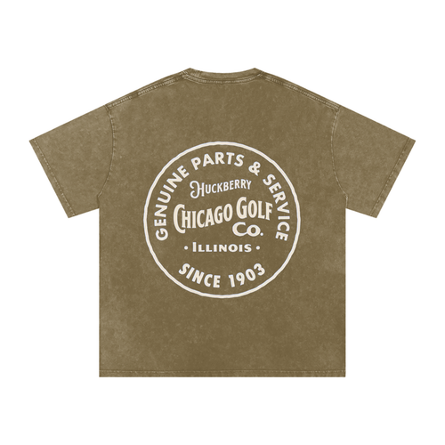 Barbershop CGC - Snow Washed Oversized Tee