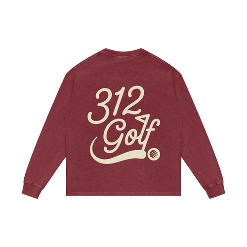 312 Golf Acid Wash Long Sleeve