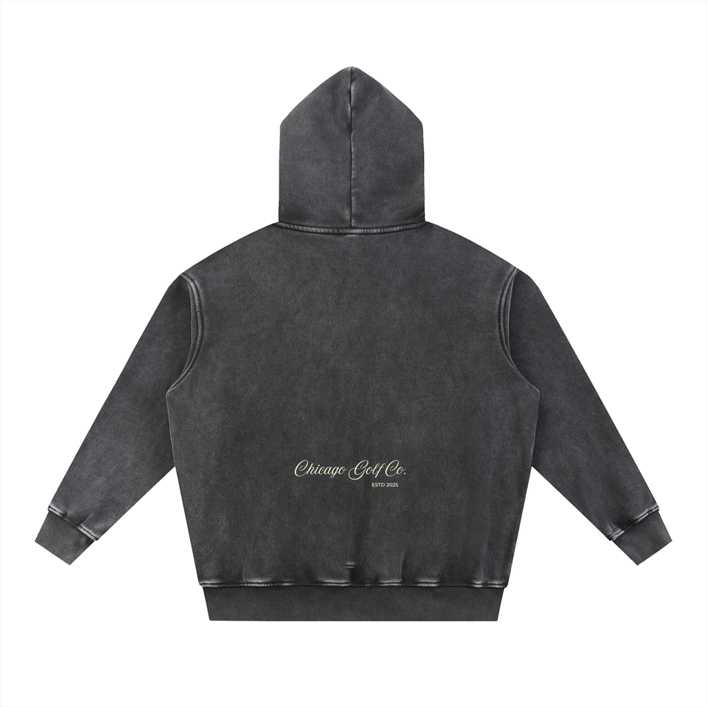Lake Golf Hoodie - Snow Wash Fleece Oversize
