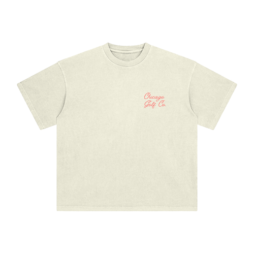 IL Golf Flag Enzyme Washed Tee