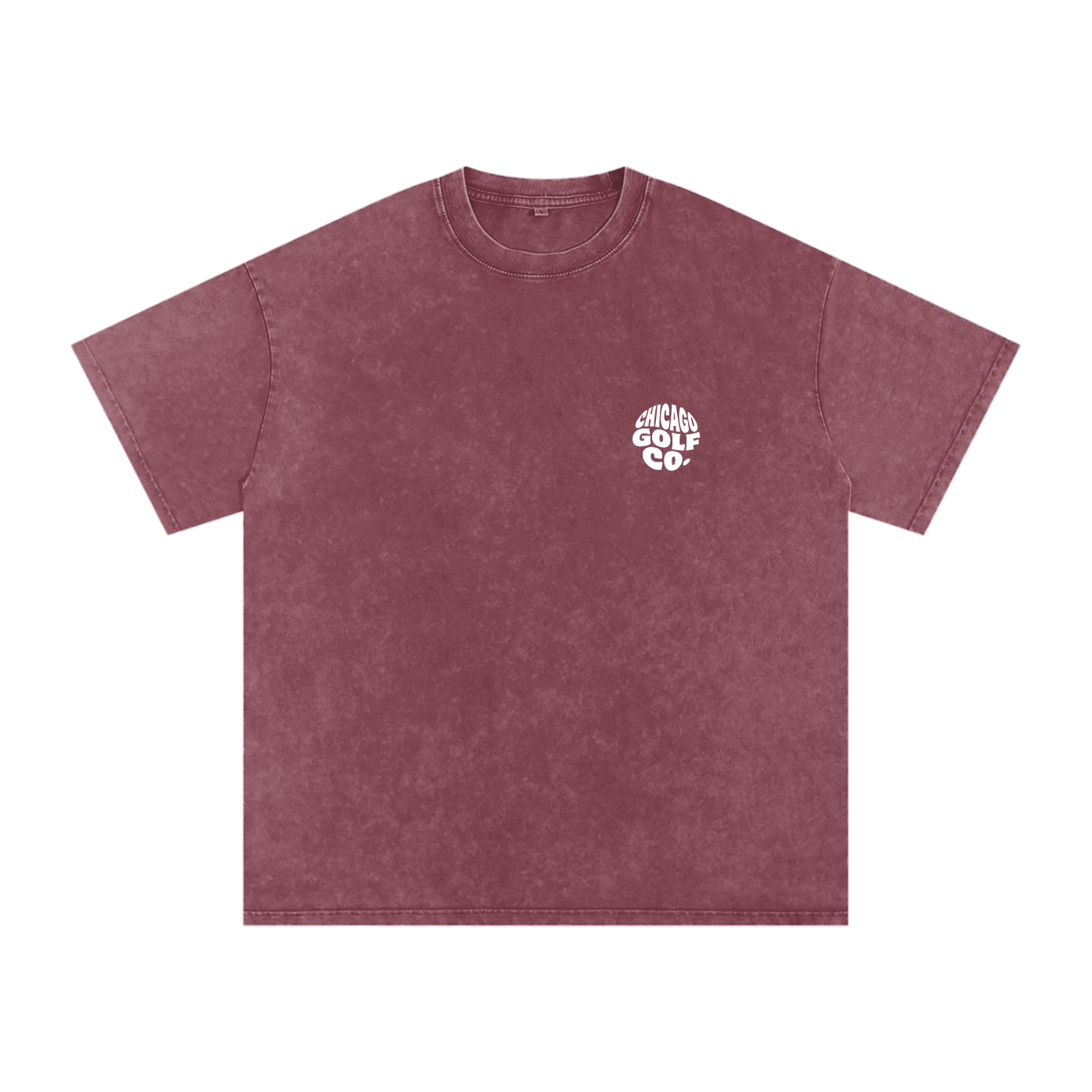 Chi Globe - Snow Washed Oversized Cotton T-Shirt