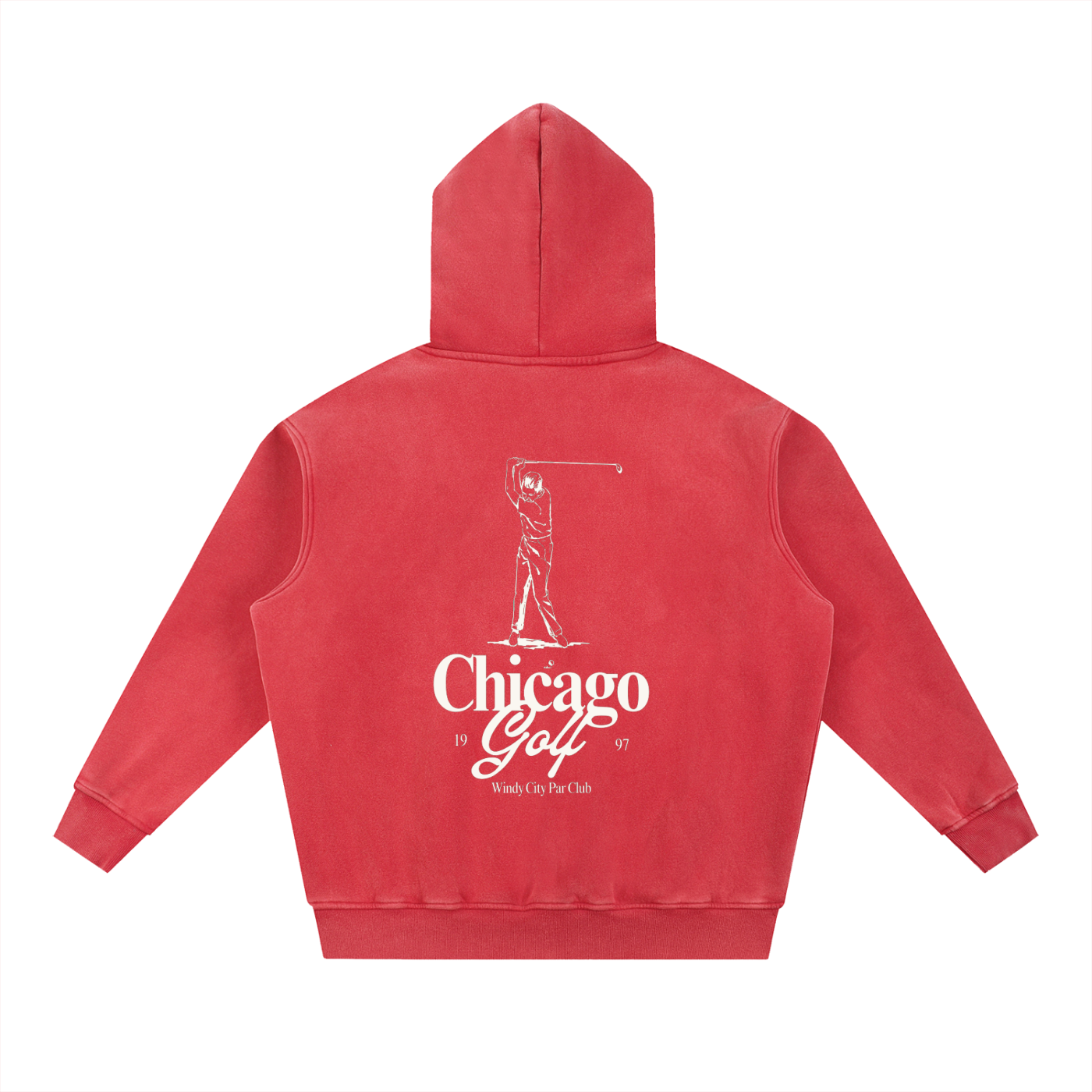 Windy City Par Club Oversize Hoodie (Vintage Green)