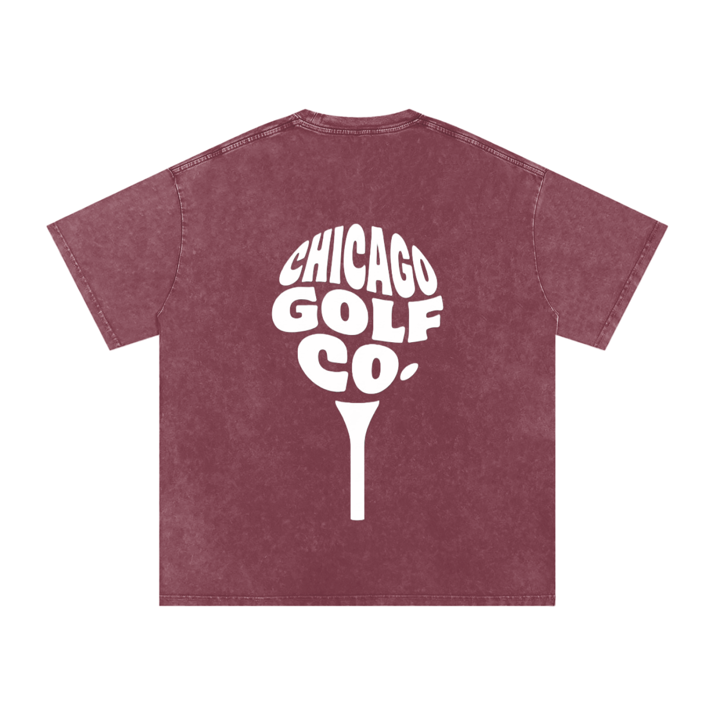 Chi Globe - Snow Washed Oversized Cotton T-Shirt
