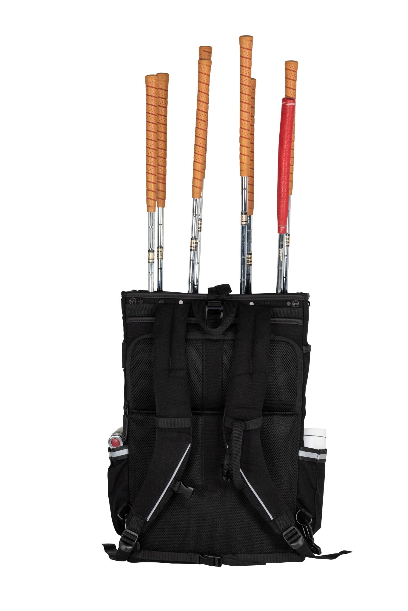 the lowercase golf backpack and pannier bag