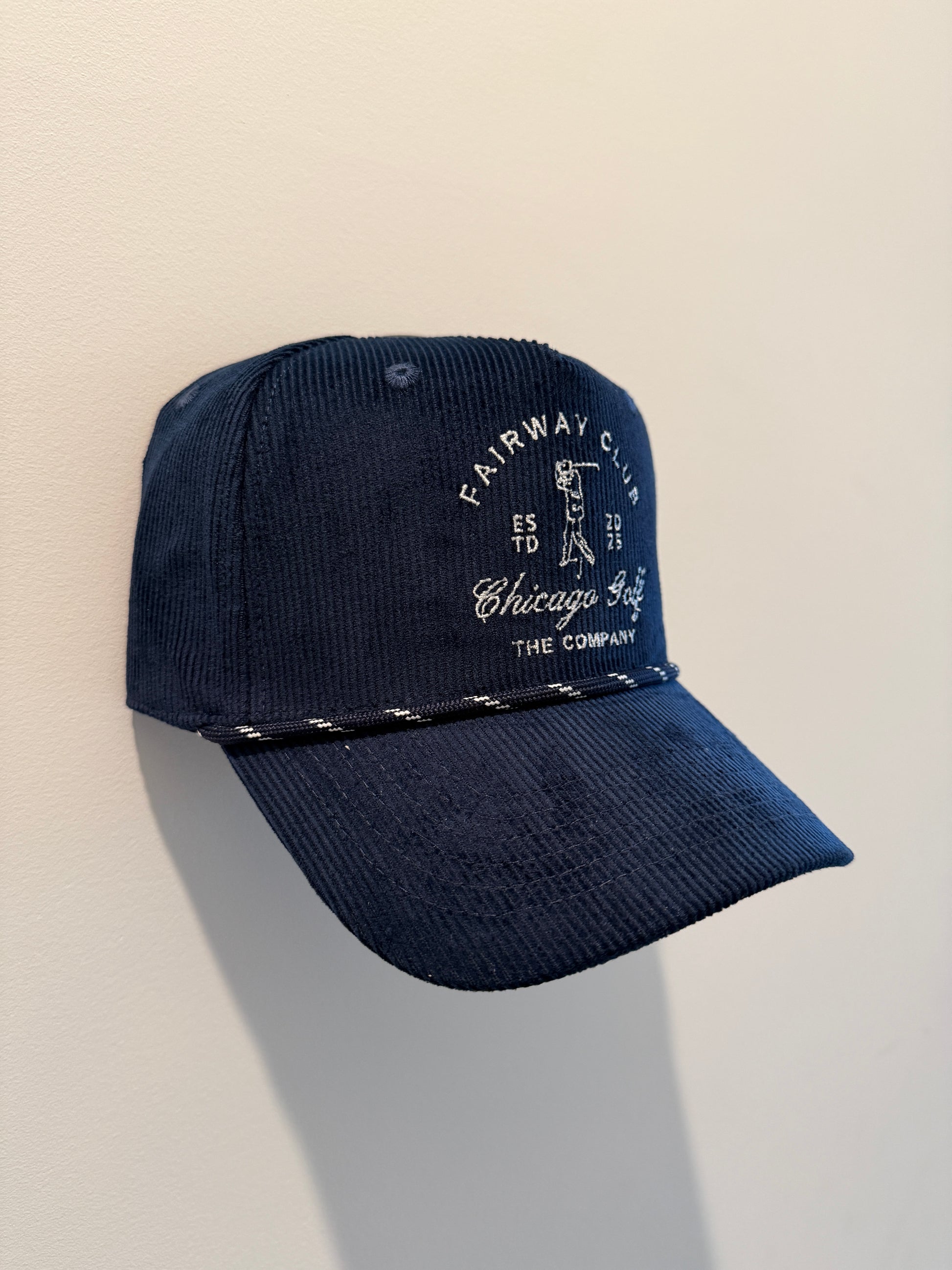 The Corduroy Rope Hat - Navy