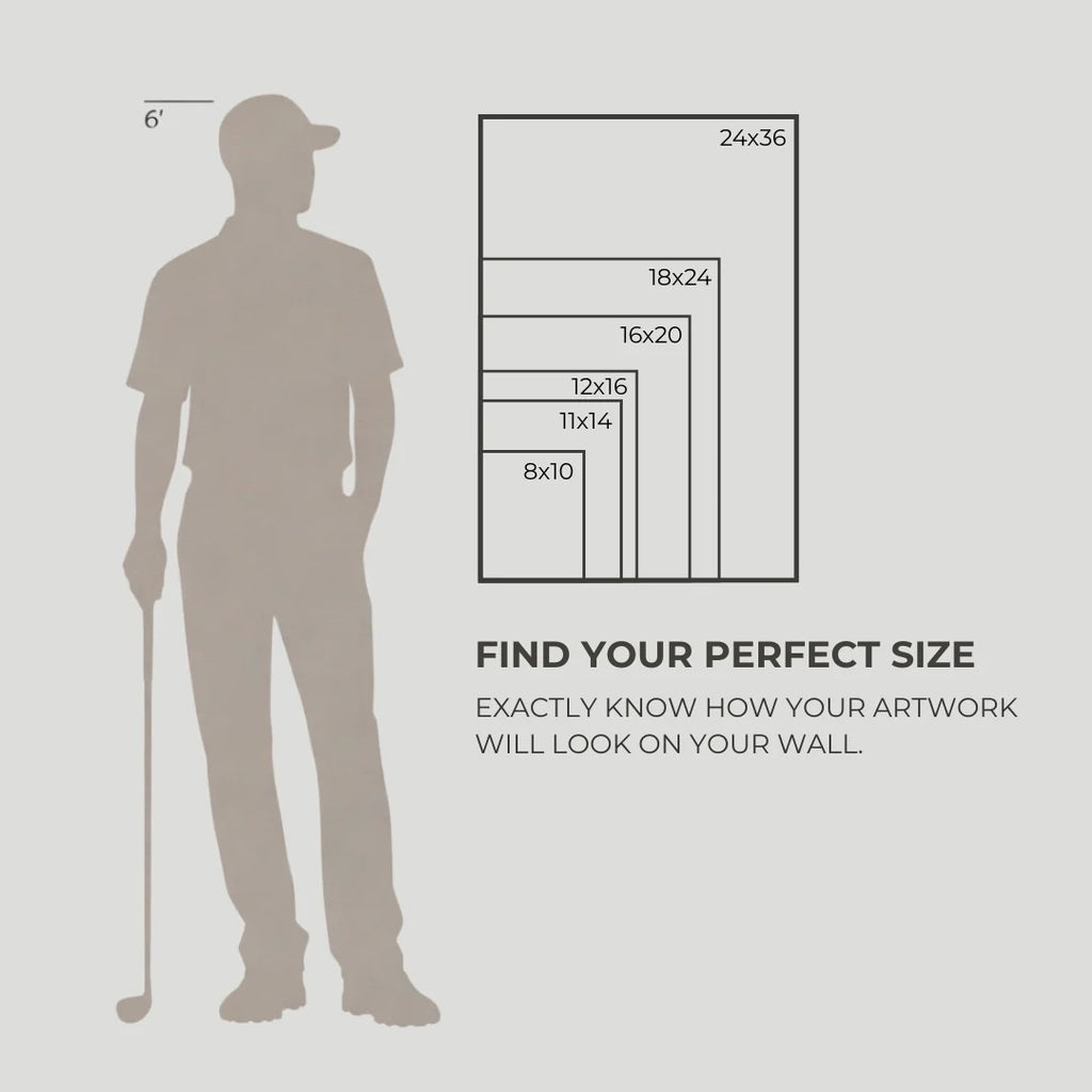 Chicago Golf Course Map Prints