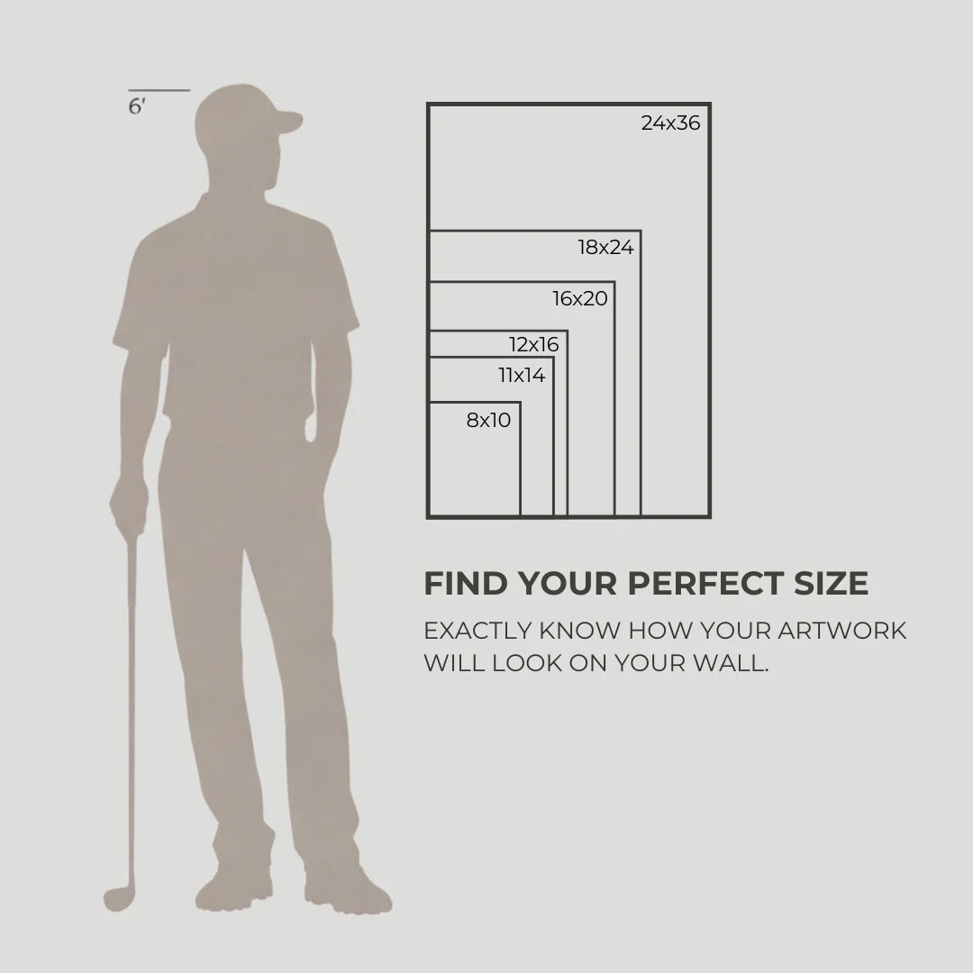 Chicago Golf Course Map Prints