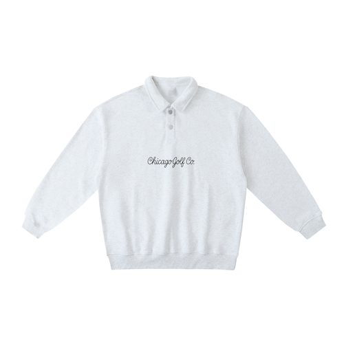 Heavyweight Polo-Collar Sweatshirt
