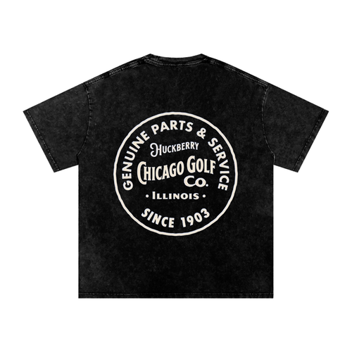 Barbershop CGC - Snow Washed Oversized Tee