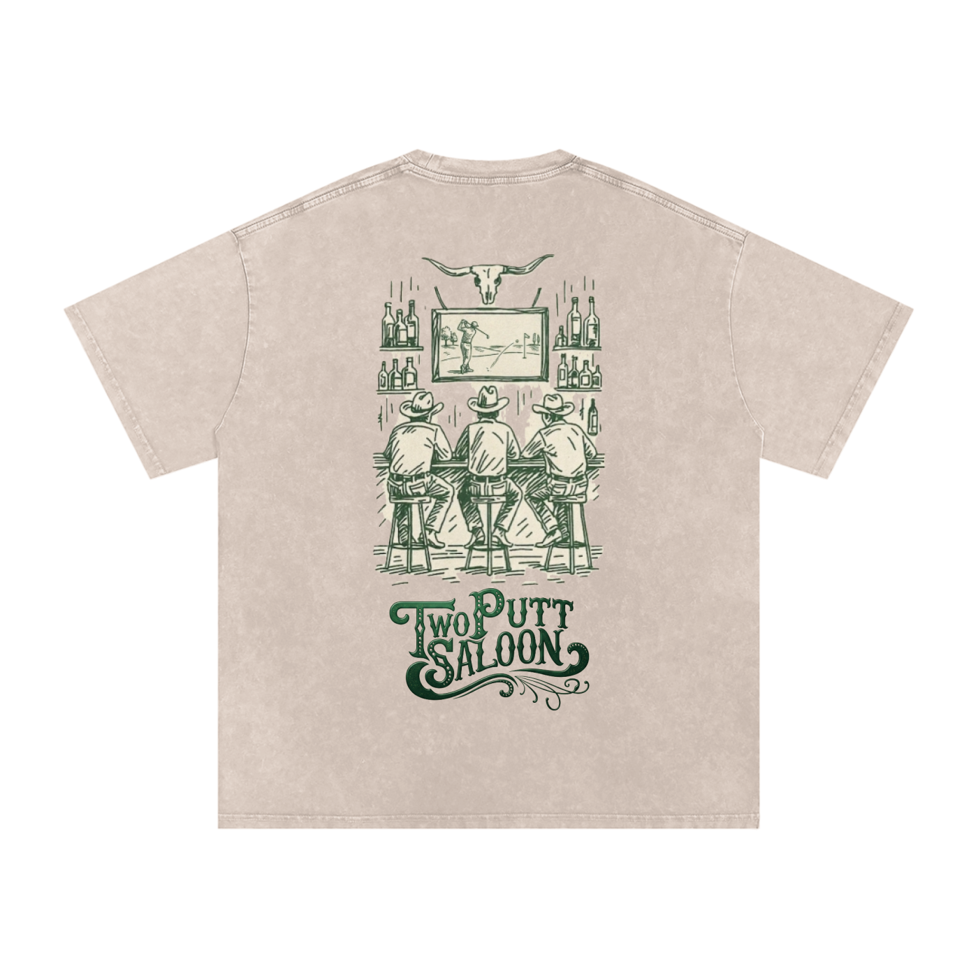 Two Putt Saloon Graphic Tee