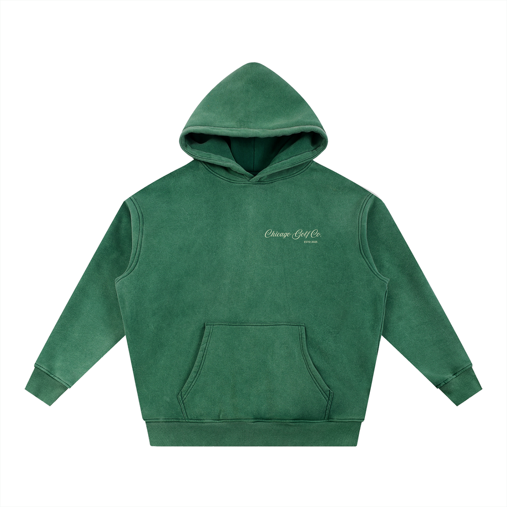 Windy City Par Club Oversize Hoodie (Vintage Green)