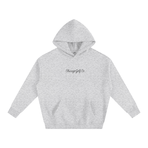 Illinois Course Map Oversize Fleeced Hoodie