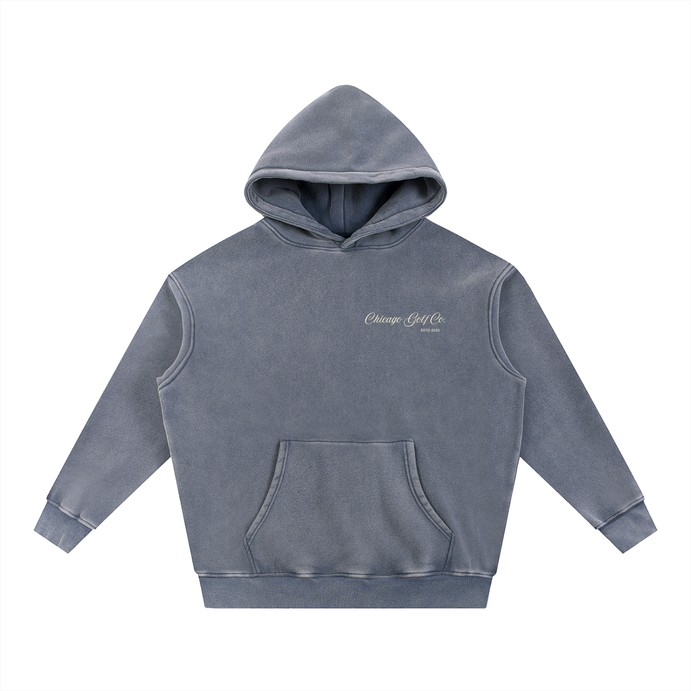 Snow Wash Fleece Oversize Hoodie
