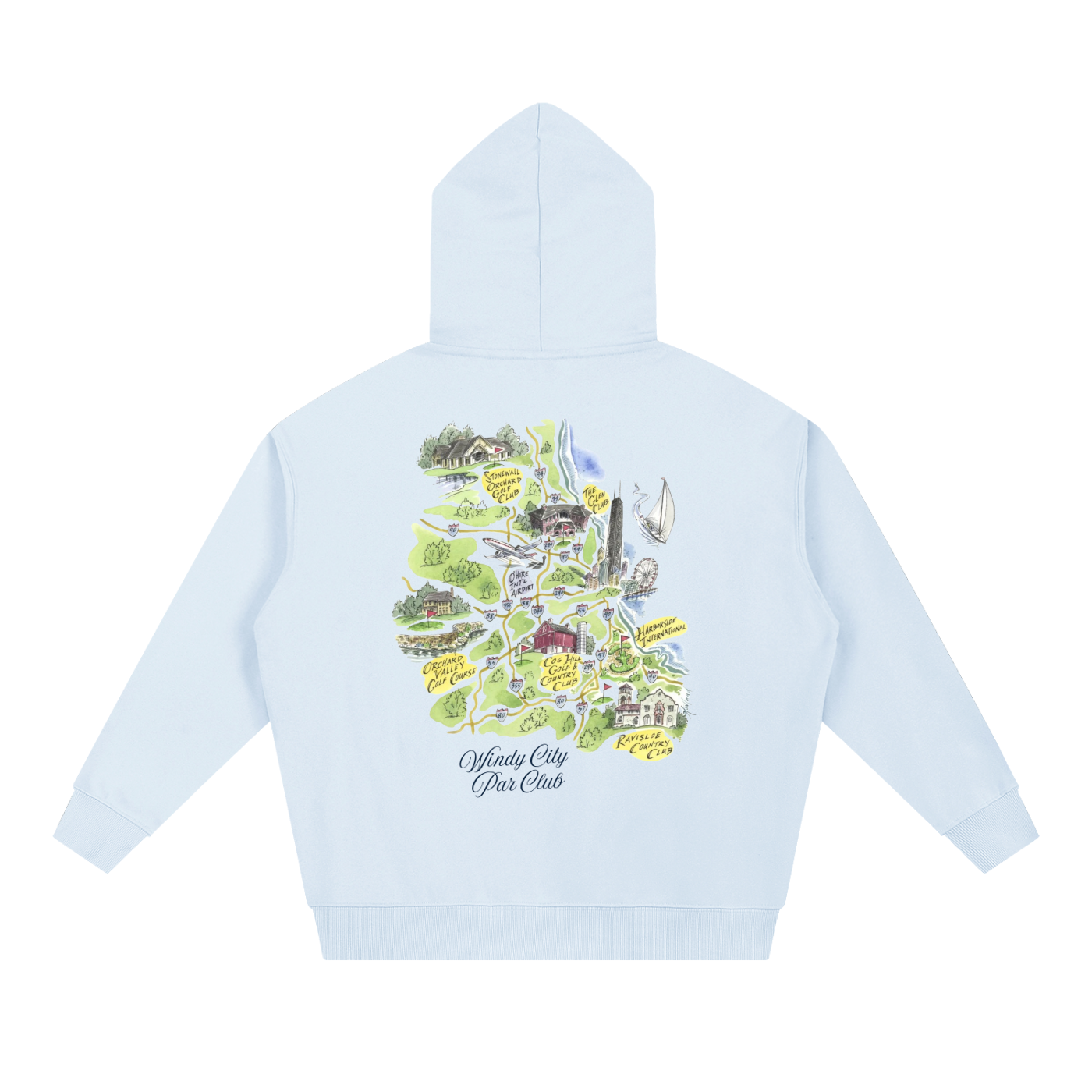 City Courses Heavyweight Hoodie