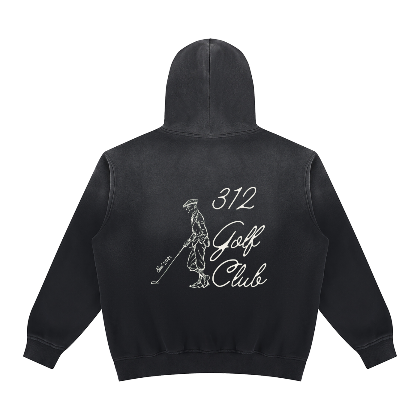 312 Club Vintage Wash Fleece Hoodie