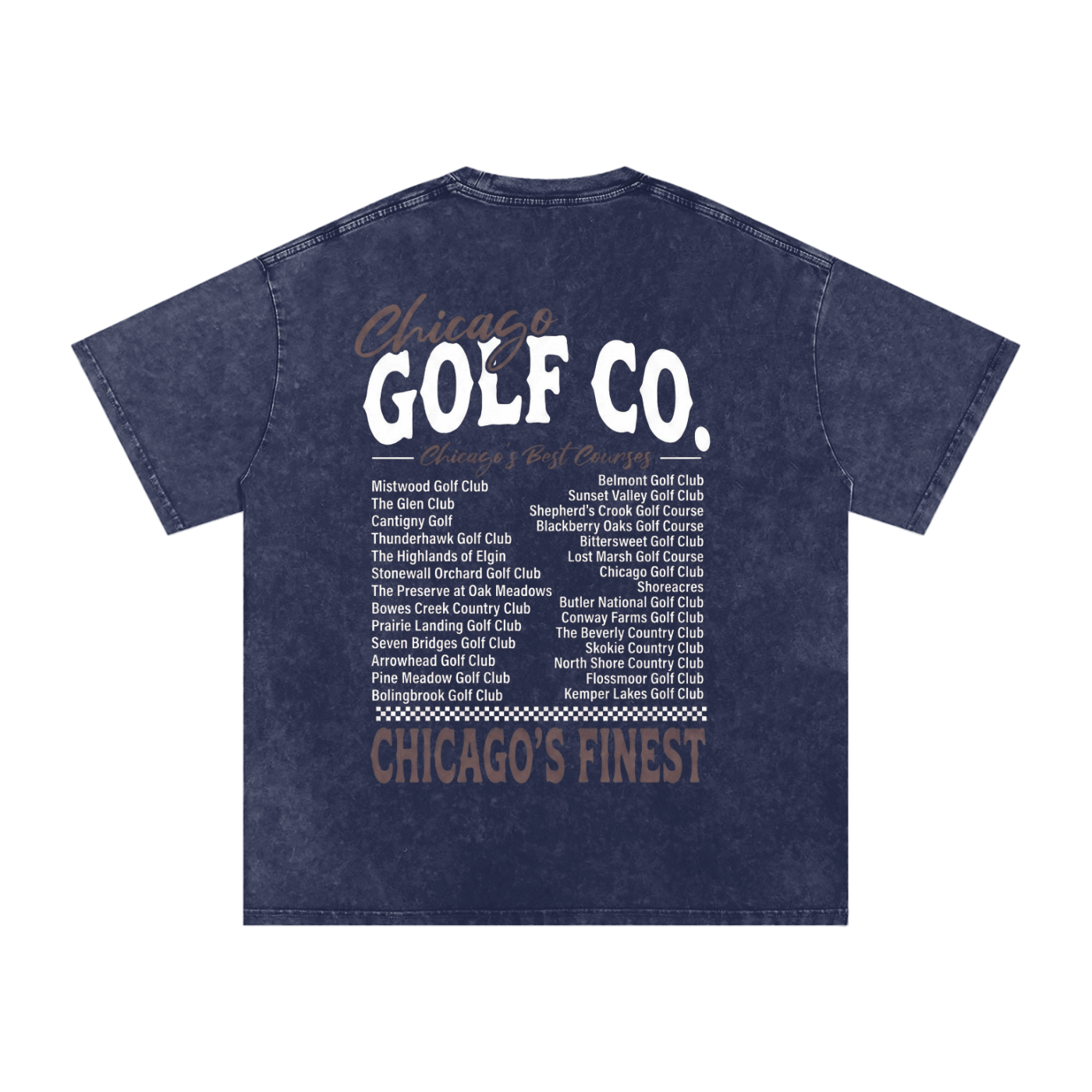 Chicago Golf Tour Vintage Tee