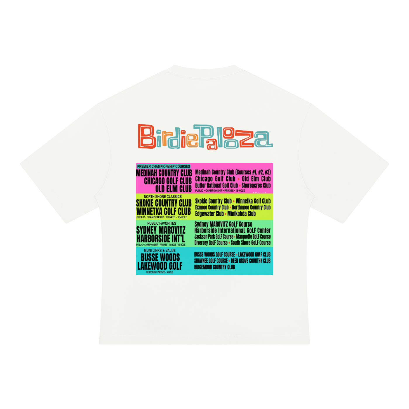 BirdiaPalooza - Unisex Heavyweight Oversized Tee