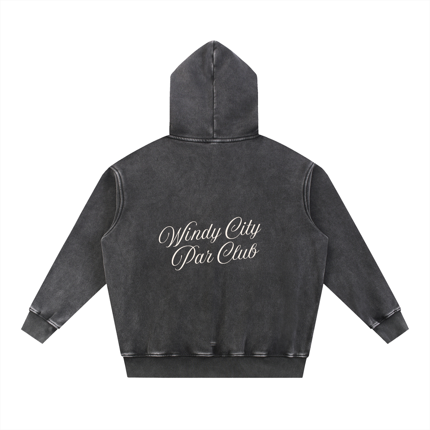 Snow Wash Fleece Oversize Hoodie