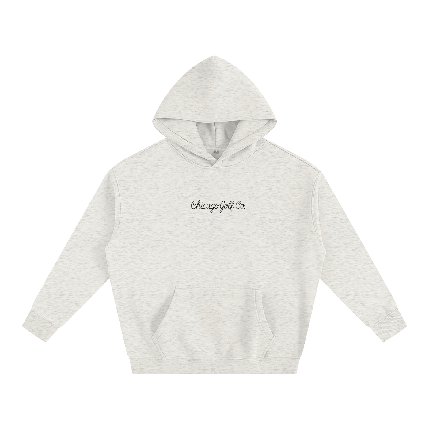 Illinois Course Map Oversize Fleeced Hoodie