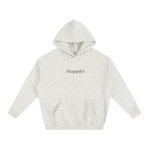 Illinois Course Map Oversize Fleeced Hoodie