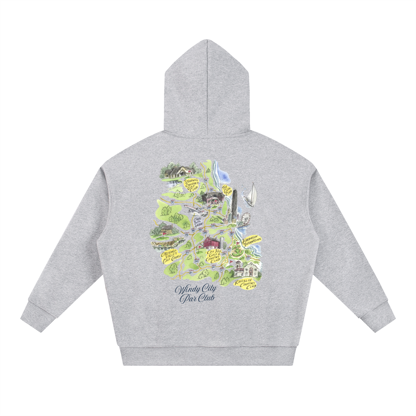 City Courses Heavyweight Hoodie